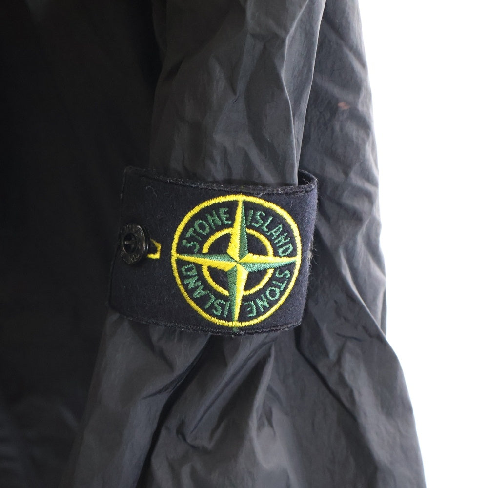 STONE ISLAND(ストーンアイランド) 25SS CRINKLE REPS R-NY クリンクル レップ ナイロンジャケット ブラック K1S154100092 S0A23