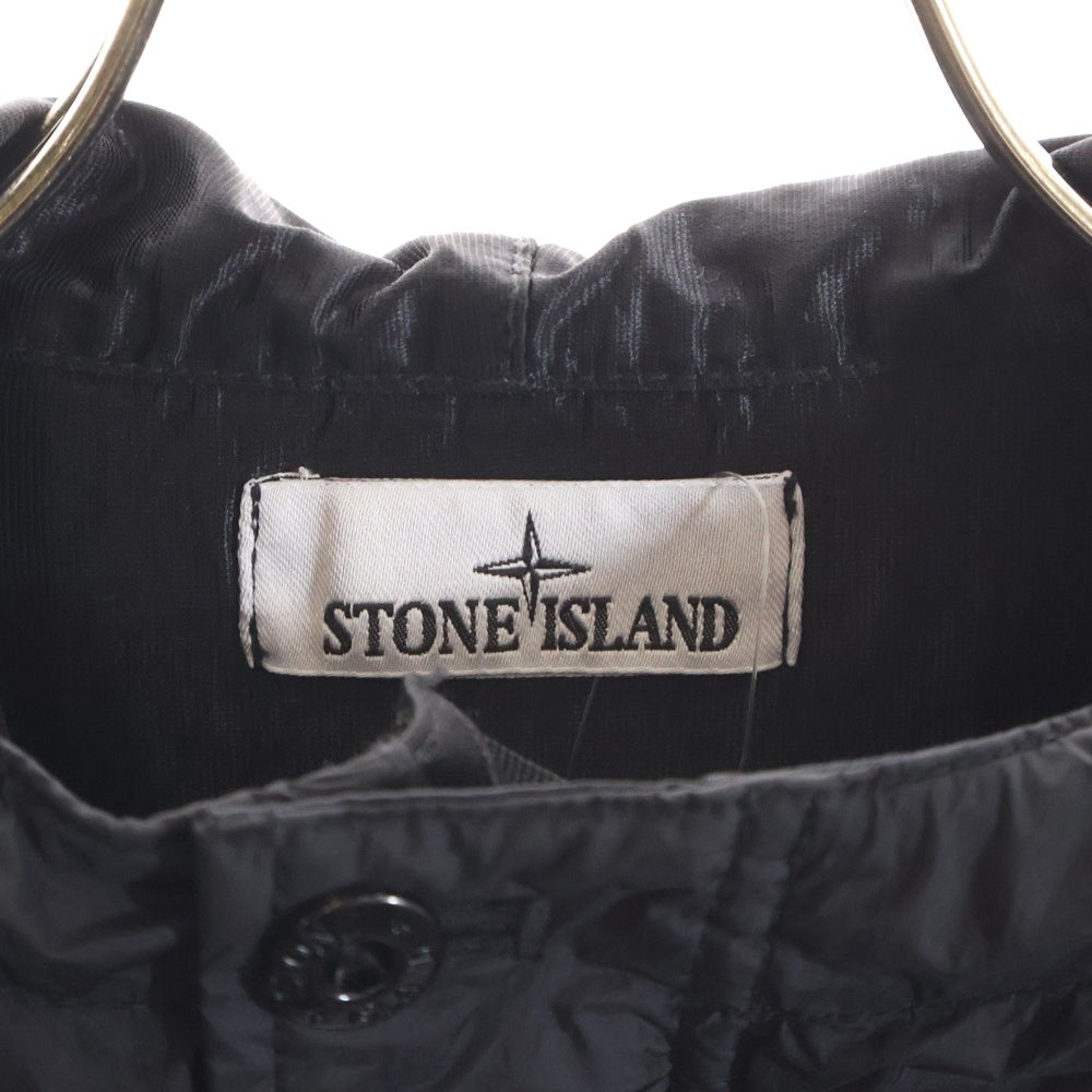 STONE ISLAND(ストーンアイランド) 25SS CRINKLE REPS R-NY クリンクル レップ ナイロンジャケット ブラック K1S154100092 S0A23