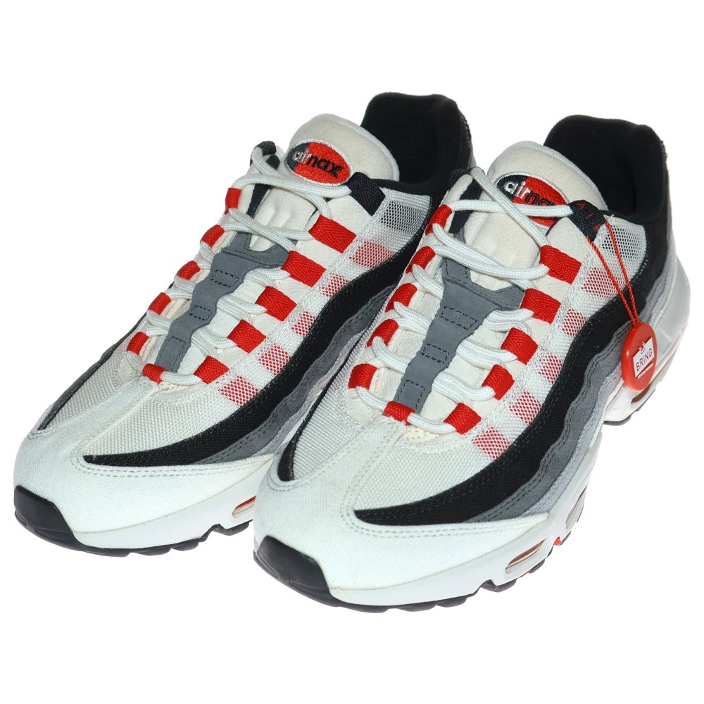 NIKE(ナイキ) AIR MAX 95 JAPAN DH9792-100 エアマックス ジャパン ローカットスニーカー ホワイト/レッド US9/27cm