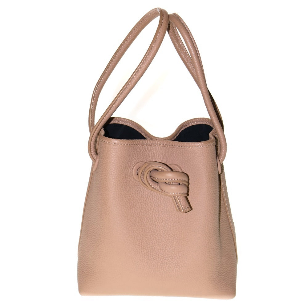 VASIC(ヴァジック) BOND MINI 巾着 レザーハンドバッグ ブラウン レディース VC3511113