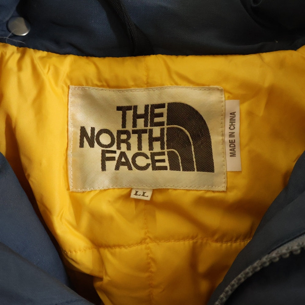 THE NORTH FACE(ザノースフェイス) VINTAGE 茶タグ ロングダウンジャケット スタジアムコート ネイビー ND-2205