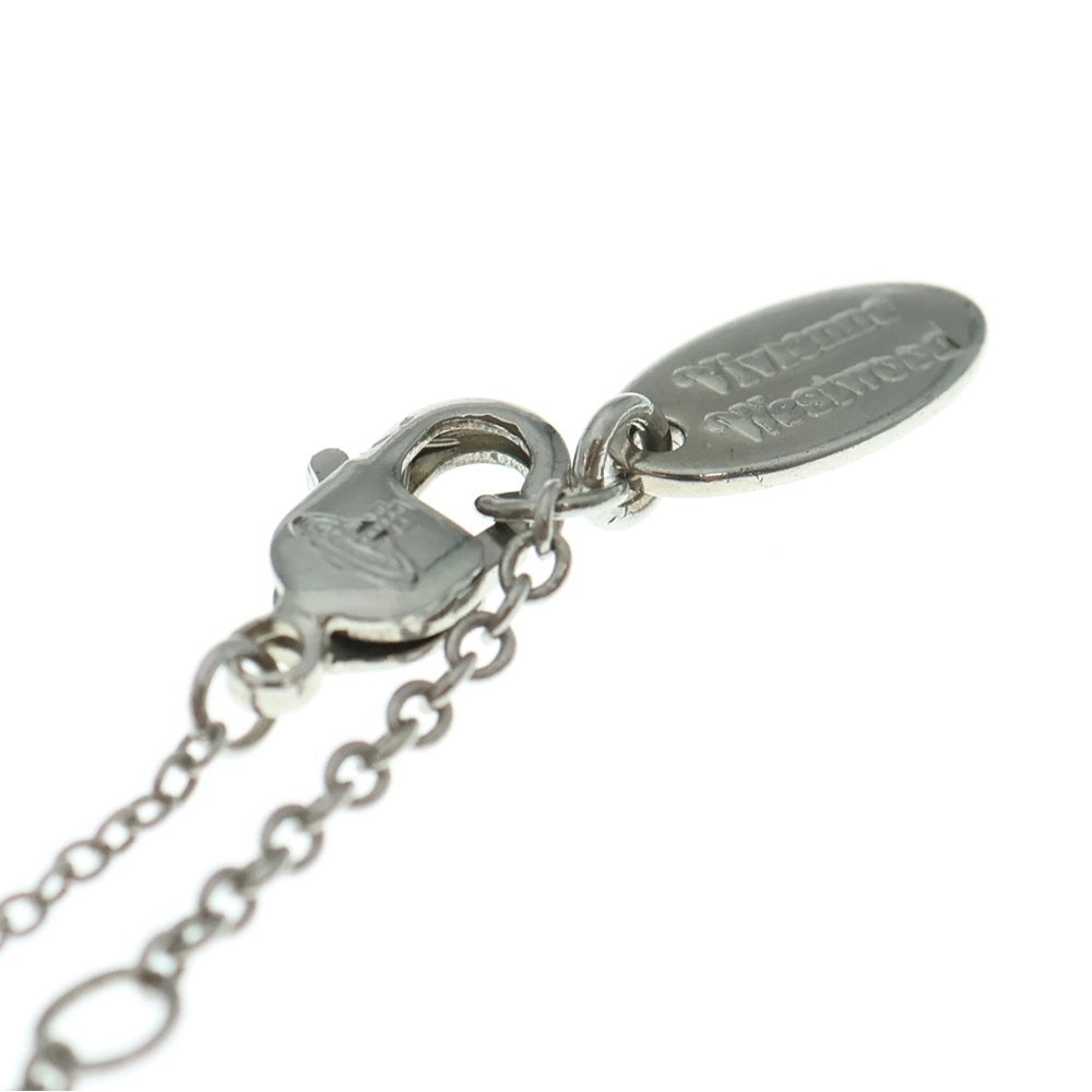 Vivienne Westwood(ヴィヴィアンウエストウッド) REINA レイナ ペンダント ネックレス オーブ ラインストーン シルバー