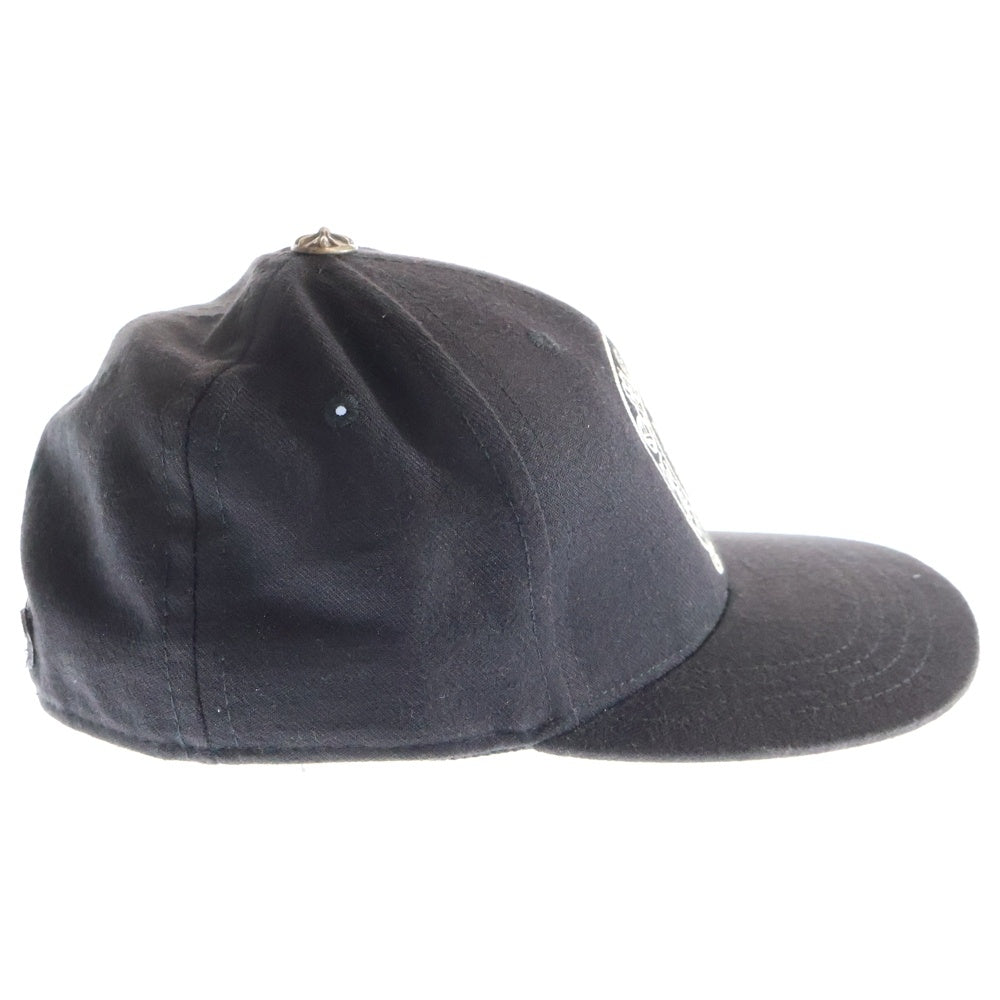 CHROME HEARTS(クロムハーツ) BASEBALL TRUCKER CAP 刺繍ロゴ ホースシュー トラッカーキャップ 帽子 ブラック