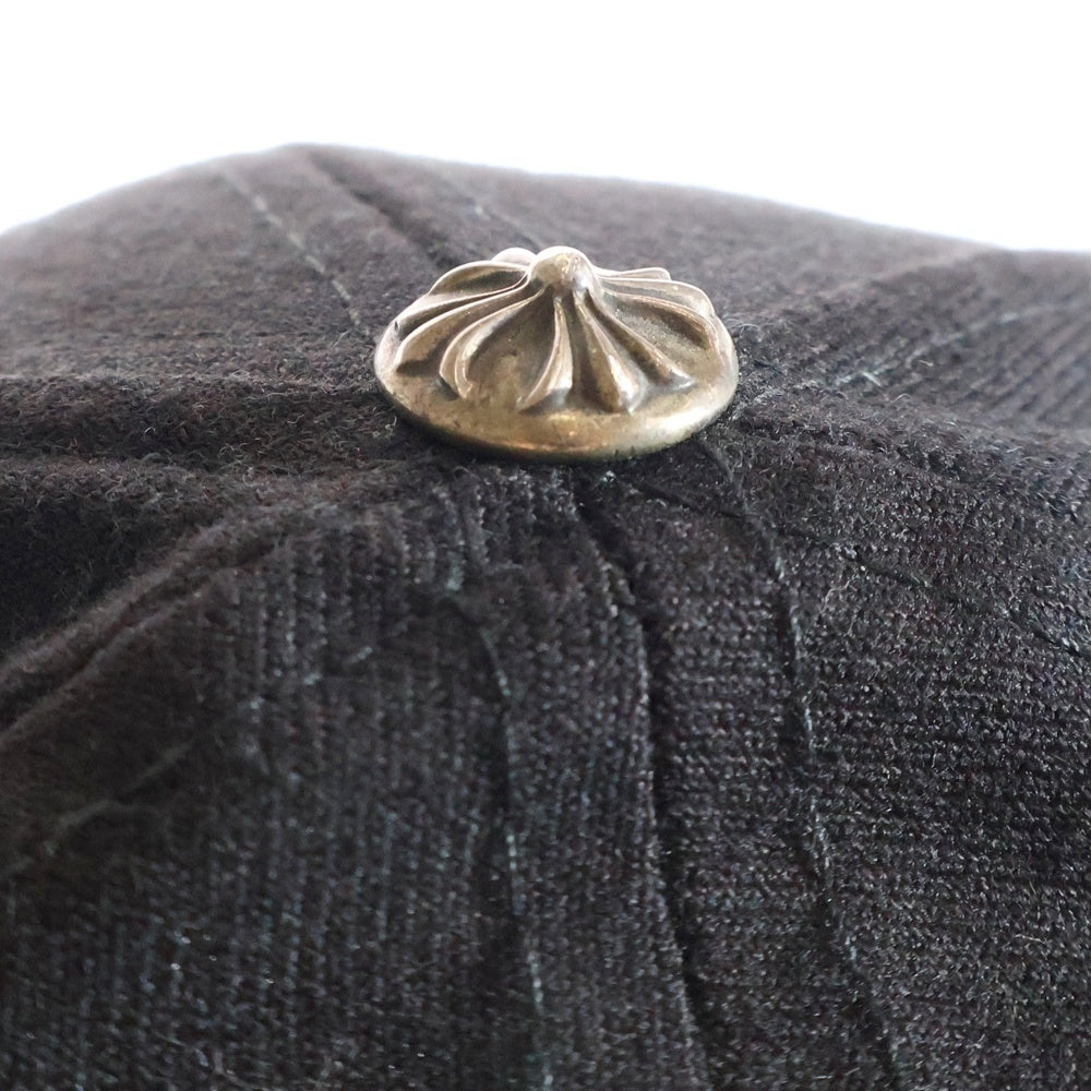 CHROME HEARTS(クロムハーツ) BASEBALL TRUCKER CAP 刺繍ロゴ ホースシュー トラッカーキャップ 帽子 ブラック
