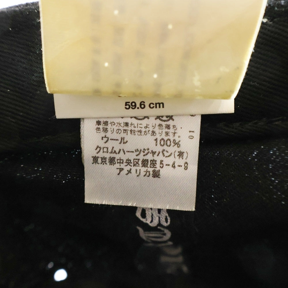 CHROME HEARTS(クロムハーツ) BASEBALL TRUCKER CAP 刺繍ロゴ ホースシュー トラッカーキャップ 帽子 ブラック