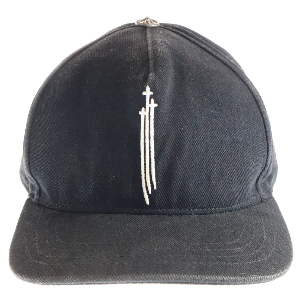 CHROME HEARTS(クロムハーツ) RS3 TRUCKER CAP RS3 刺繍ロゴ ホースシュー トラッカーキャップ 帽子 ブラック