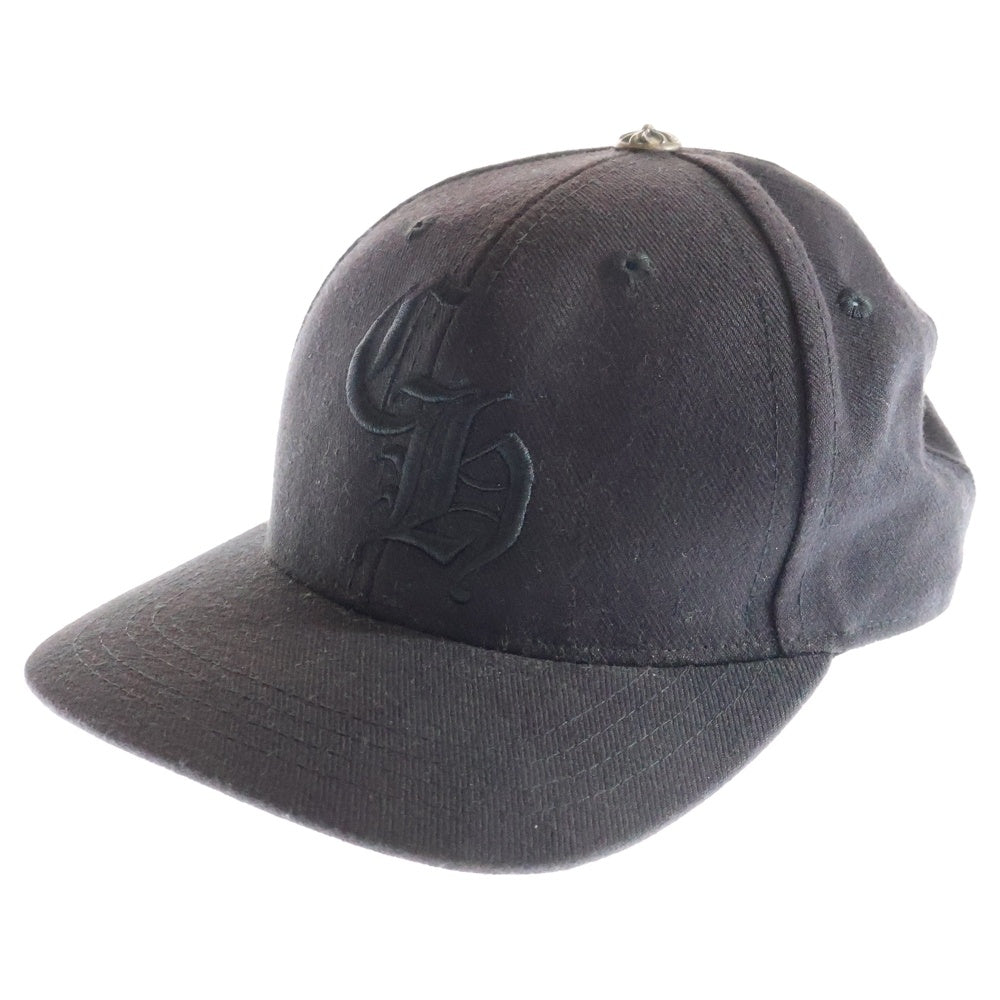 CHROME HEARTS(クロムハーツ) BASEBALL CAP CHロゴ 刺繍 ベースボールキャップ 帽子 ブラック