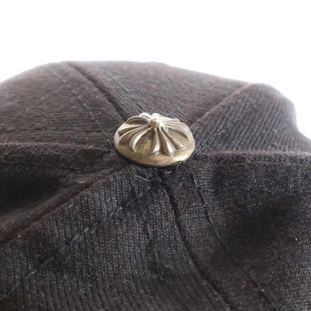 CHROME HEARTS(クロムハーツ) BASEBALL CAP CHロゴ 刺繍 ベースボールキャップ 帽子 ブラック