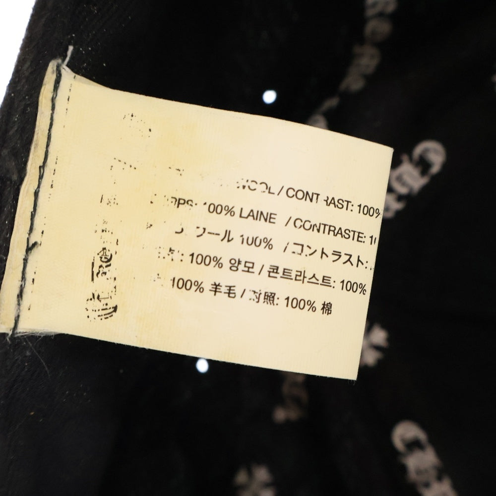 CHROME HEARTS(クロムハーツ) BASEBALL CAP CHロゴ 刺繍 ベースボールキャップ 帽子 ブラック