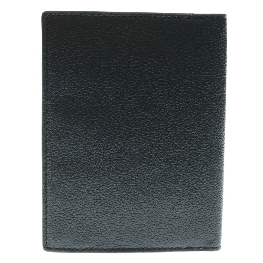 COACH(コーチ) エンボスロゴ レザー パスポートケース カードケース ブラック 93462