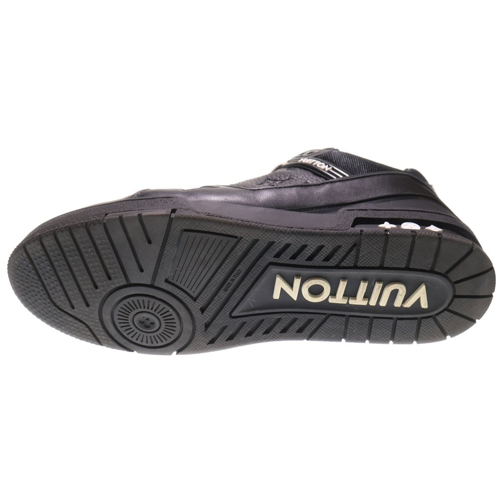 LOUIS VUITTON(ルイヴィトン) LVトレイナー・ライン モノグラムレザー ローカットスニーカー ブラック 1AARF1/LD0244