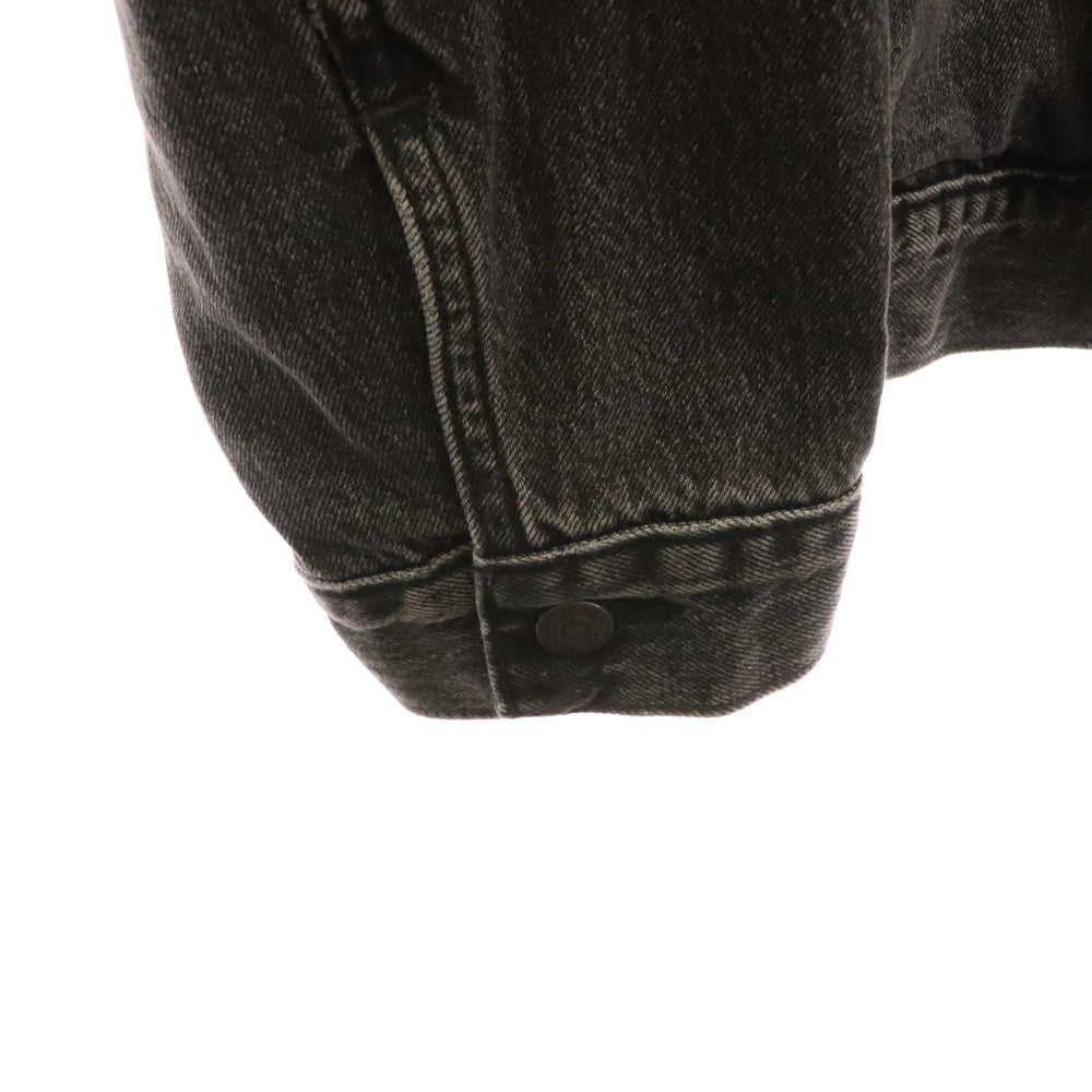 Levi's(リーバイス) 裏地チェック ボア デニムジャケット ブラック PC9-A3181-0001