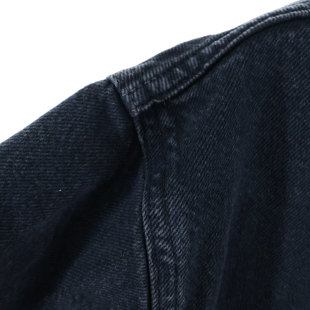 STUSSY(ステューシー) Double Dye Western Shirt ウエスタン 長袖シャツ ブラック 1110276