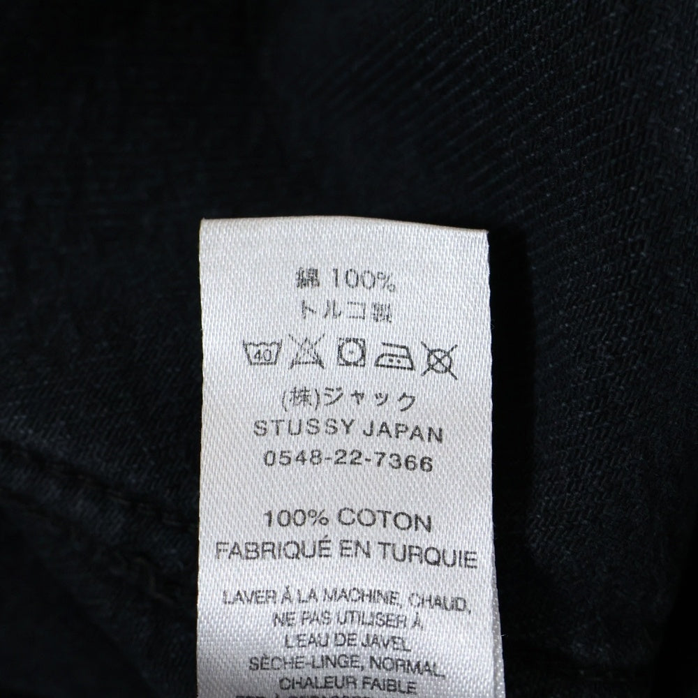 STUSSY(ステューシー) Double Dye Western Shirt ウエスタン 長袖シャツ ブラック 1110276