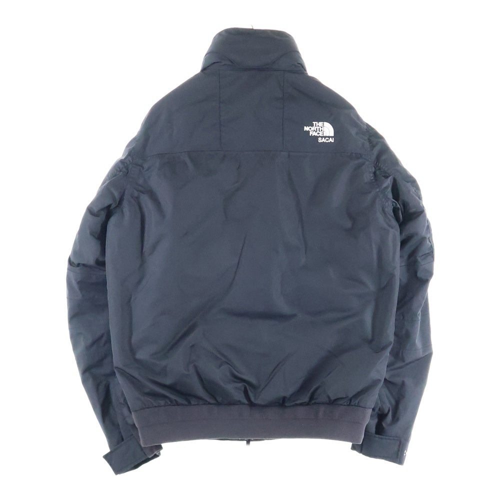 THE NORTH FACE(ザノースフェイス) 17AW×sacai サカイ ボンバージャケット ダウンジャケット ND9171SA 17-01503M ブラック