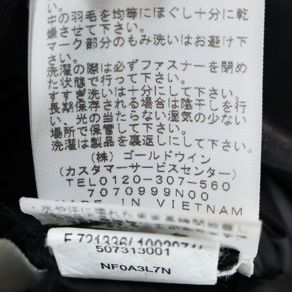 THE NORTH FACE(ザノースフェイス) 17AW×sacai サカイ ボンバージャケット ダウンジャケット ND9171SA 17-01503M ブラック