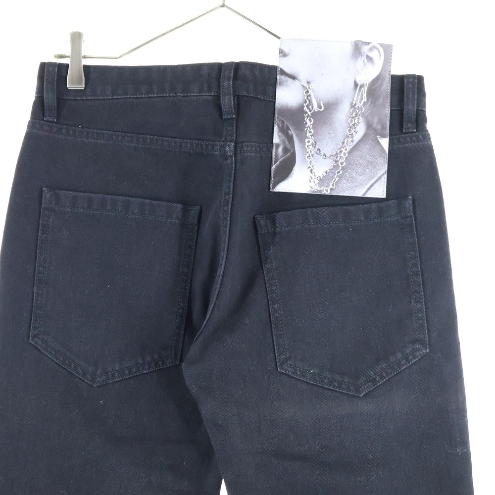 RAF SIMONS(ラフシモンズ) REGULAR FIT DENIM PANTS+PATCH レギュラーフィット デニムパンツ ブラック 191-308