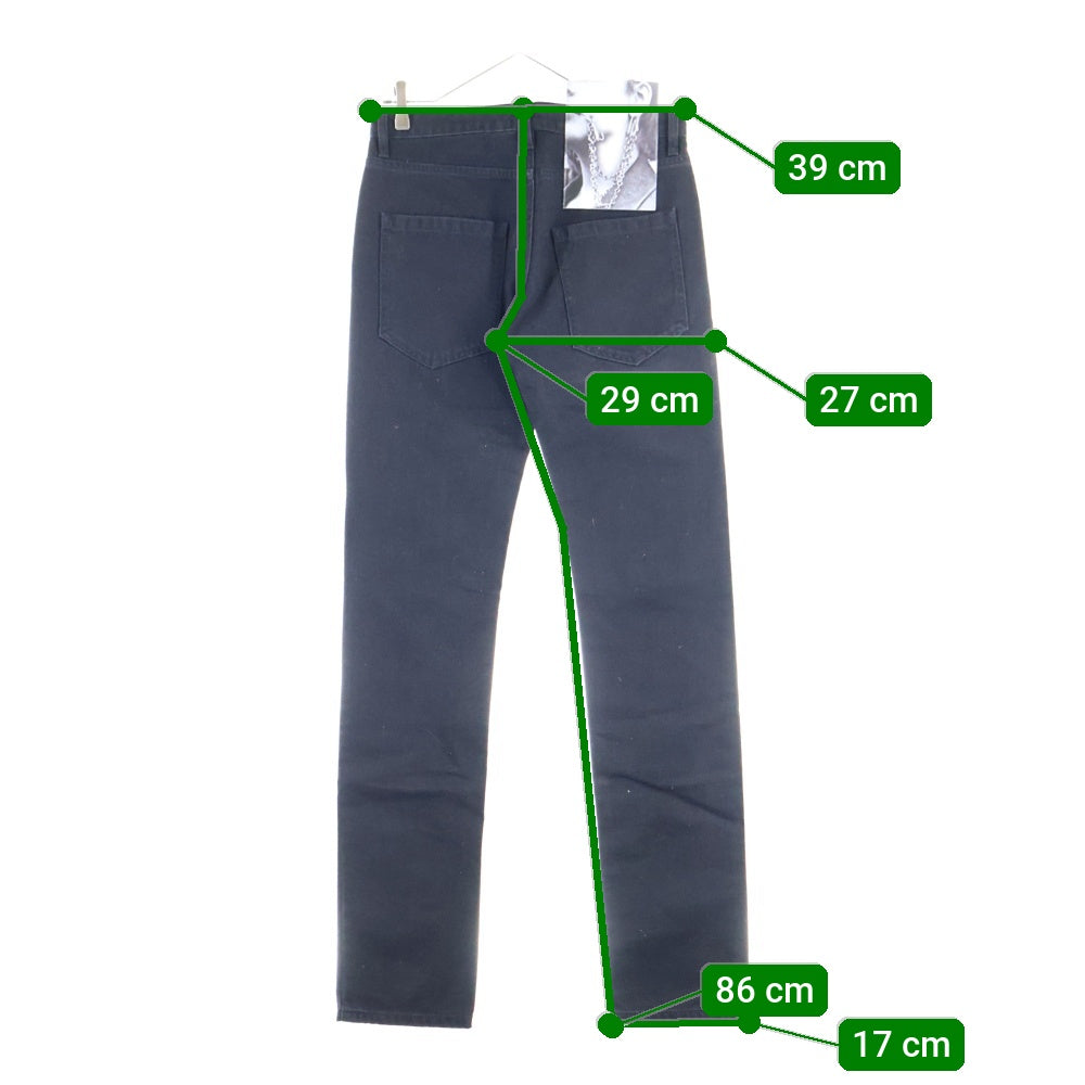 RAF SIMONS(ラフシモンズ) REGULAR FIT DENIM PANTS+PATCH レギュラーフィット デニムパンツ ブラック 191-308