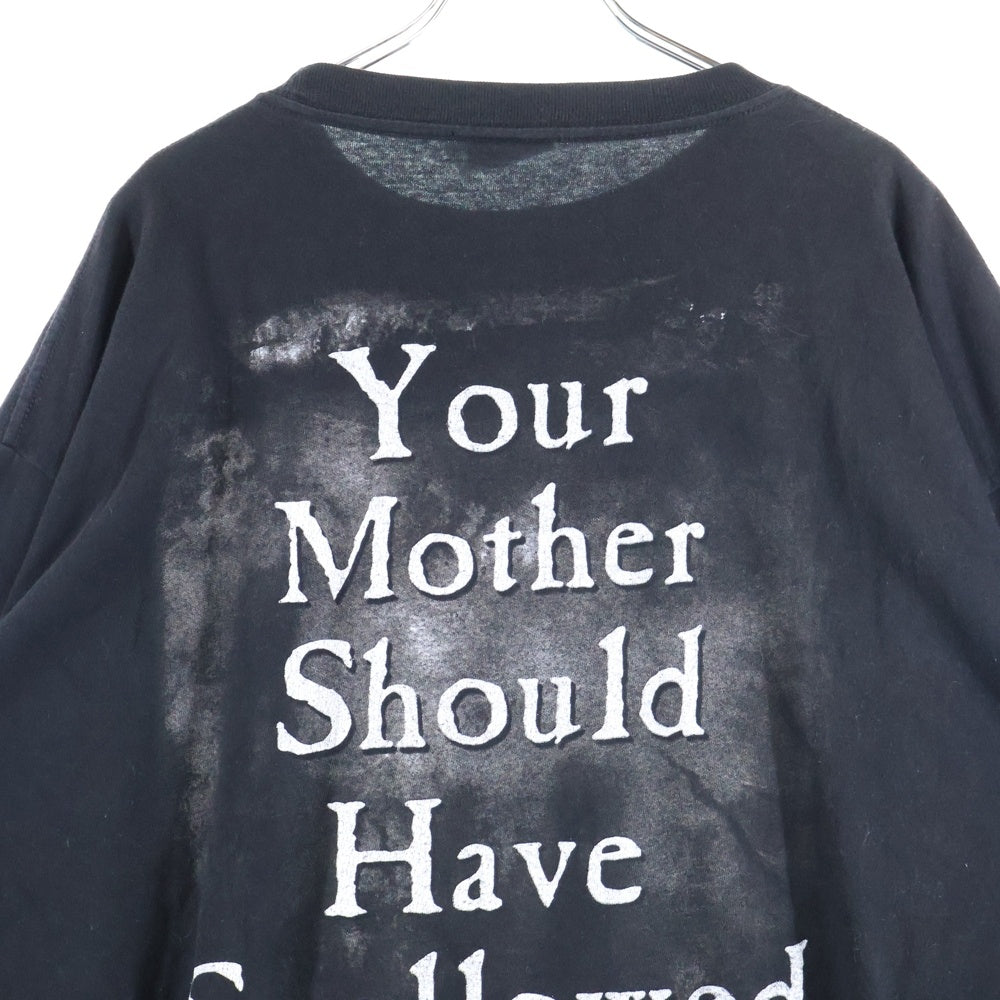 VINTAGE(ヴィンテージ) 00s メキシコ製 CRADLE OF FILTH THE FECUND COMING M&O クレイドルオブフィルス ロングスリーブカットソー 長袖Tシャツ ロンT ブラック