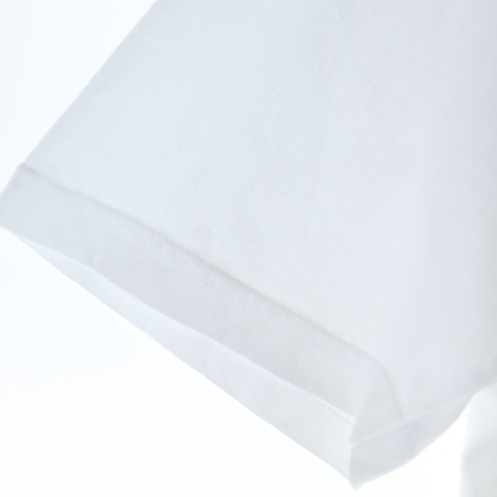 CHROME HEARTS(クロムハーツ) CH T-SHRT 1 ネックロゴプリント クルーネック半袖Tシャツ ホワイト/ネイビー