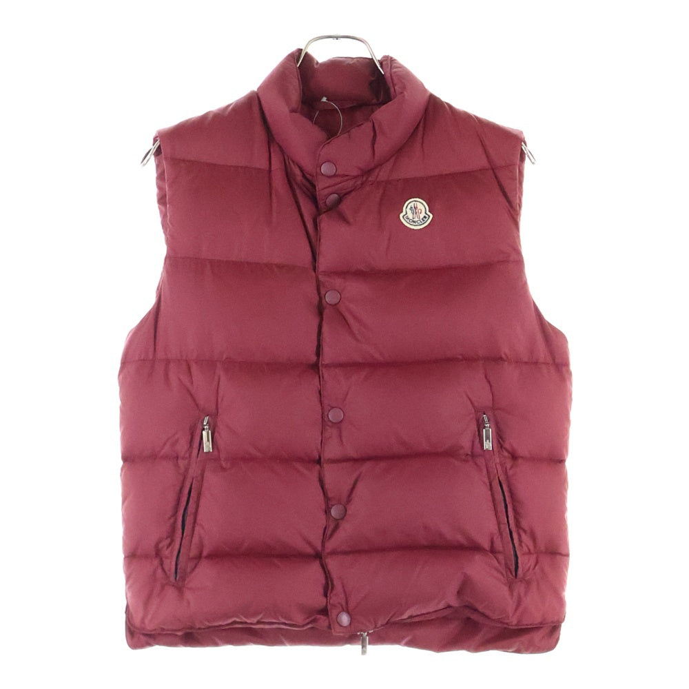MONCLER(モンクレール) 茶タグ ナイロン ダウンベスト レッド レディース G32-003