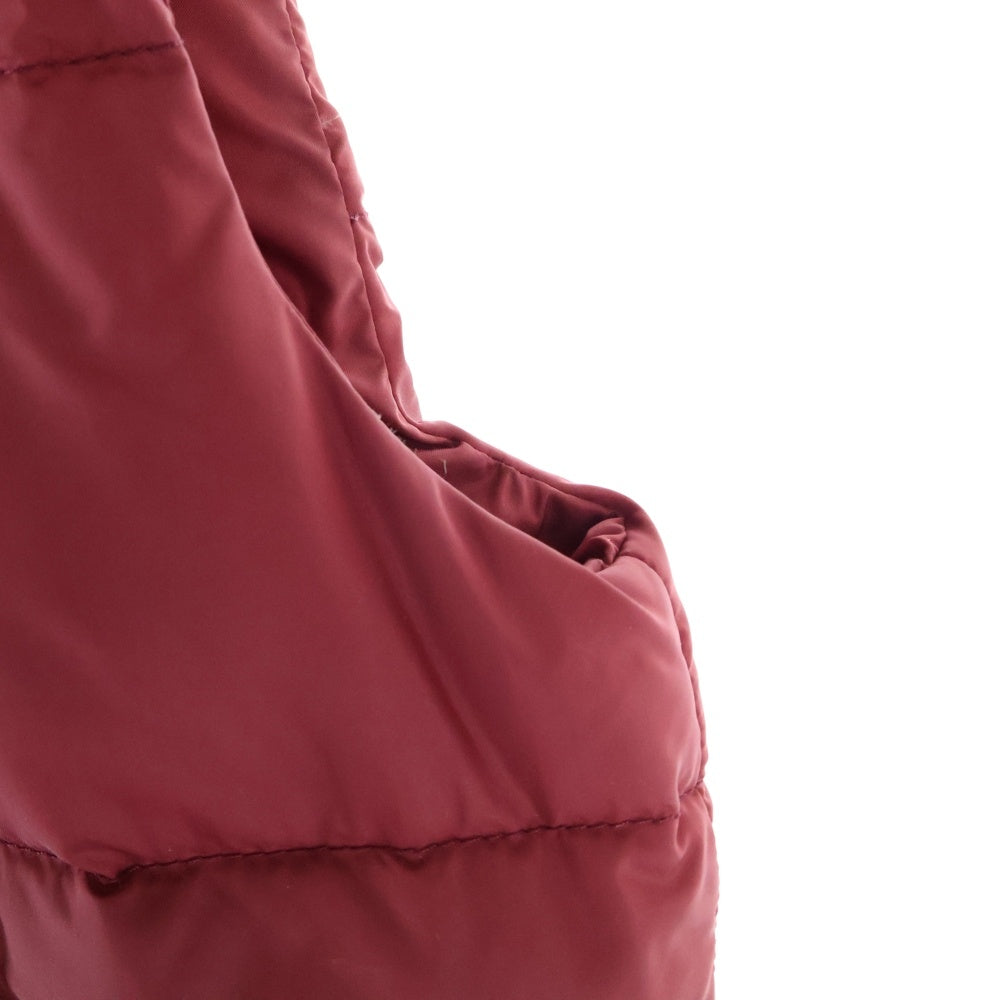 MONCLER(モンクレール) 茶タグ ナイロン ダウンベスト レッド レディース G32-003