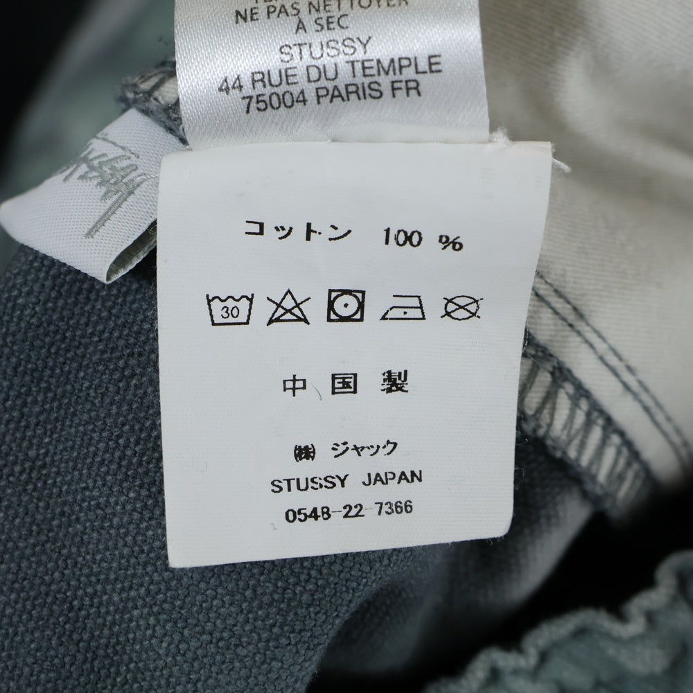 STUSSY(ステューシー) 22SS DYED CANVAS BEACH PANT キャンバス ビーチパンツ グレー 116579