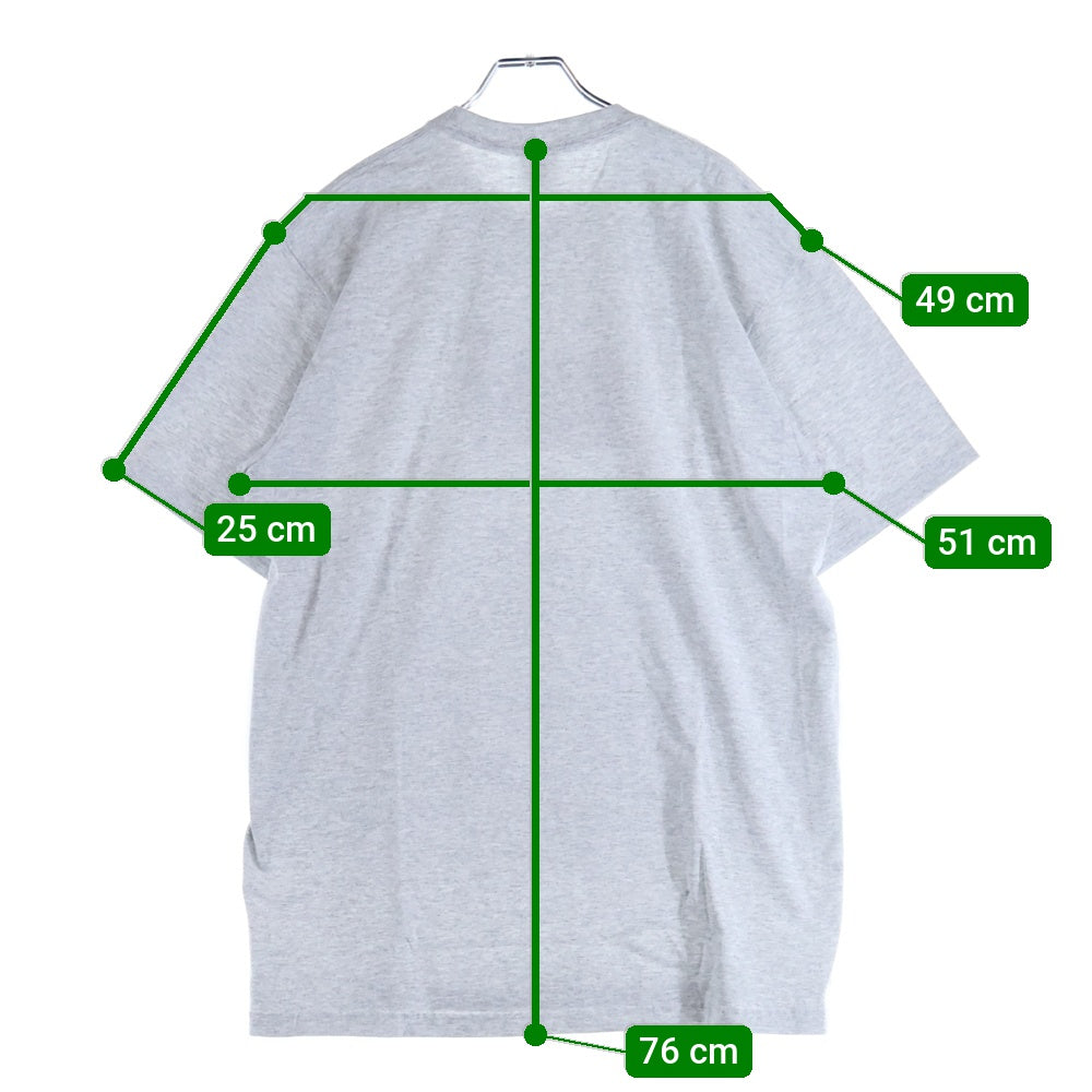 SUPREME(シュプリーム) 25AW Stick Tee ロゴプリント 半袖Tシャツ カットソー グレー