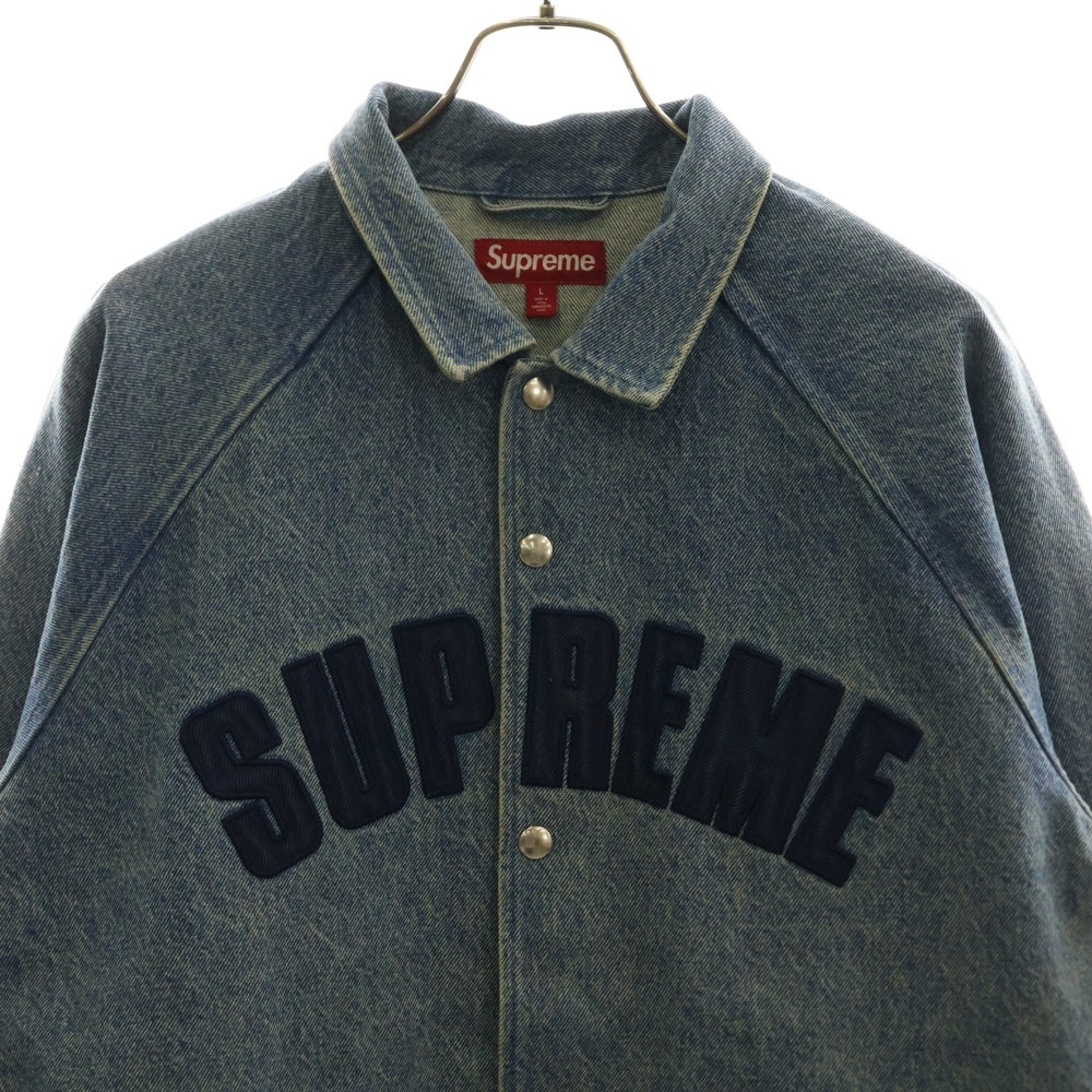 SUPREME(シュプリーム) 25SS Arc Denim Coaches Jacket アーチロゴデニムコーチジャケットブルゾン インディゴ