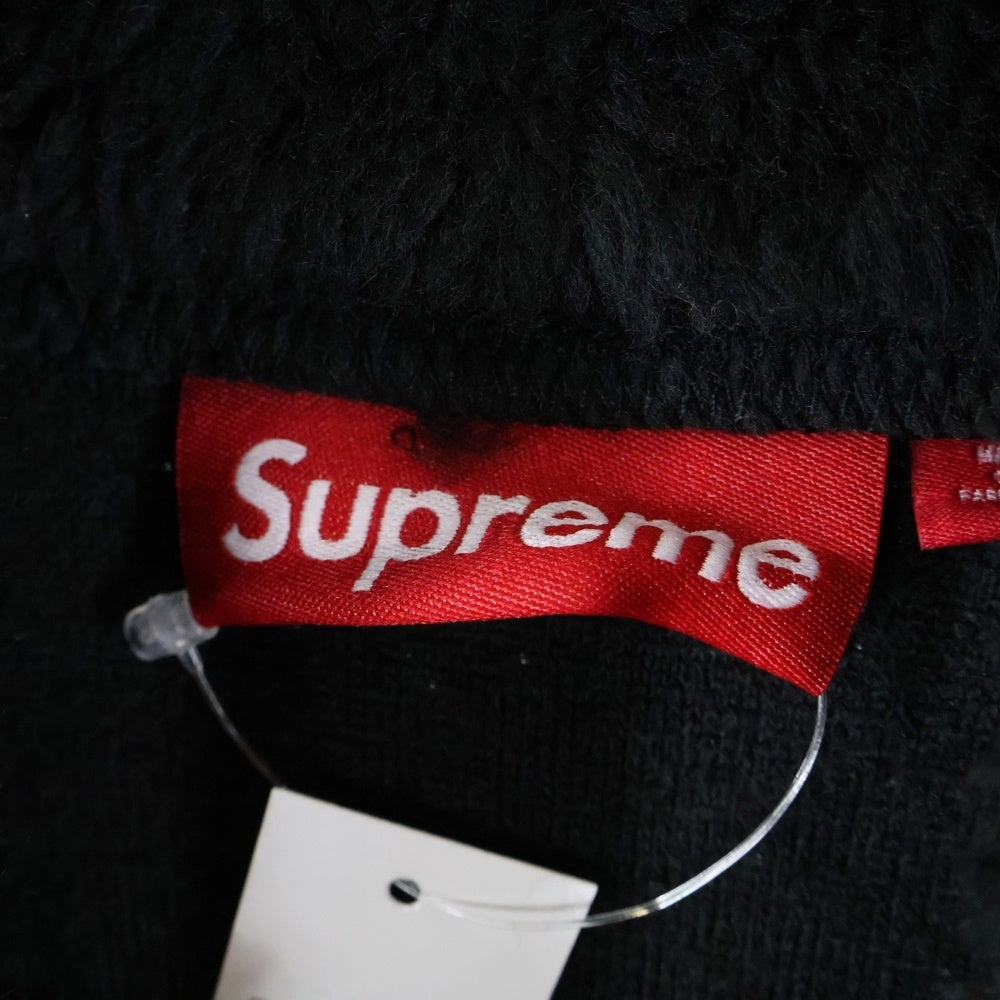 SUPREME(シュプリーム) 25SS Shoulder Logo Fleece Jacket ショルダーロゴ フリースジャケット ブラック