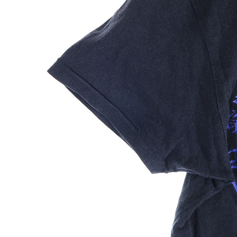 CHROME HEARTS(クロムハーツ) サークル CHプラス 両面プリント クルーネック 半袖Tシャツカットソー ブラック/ブルー