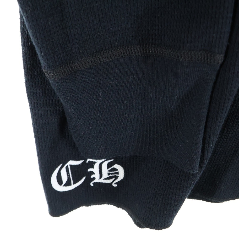 CHROME HEARTS(クロムハーツ) Thermal Tee CH PLS ホースシュープリント ロングスリーブ 長袖Tシャツカットソー ブラック