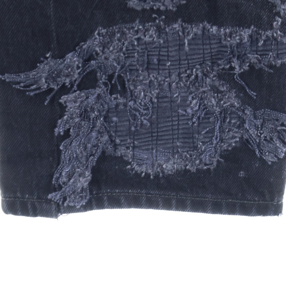 Innocence NYC(イノセンス) DESTROY DENIM PANTS デストロイ ダメージ加工 デニムパンツ インディゴ INSKDM01