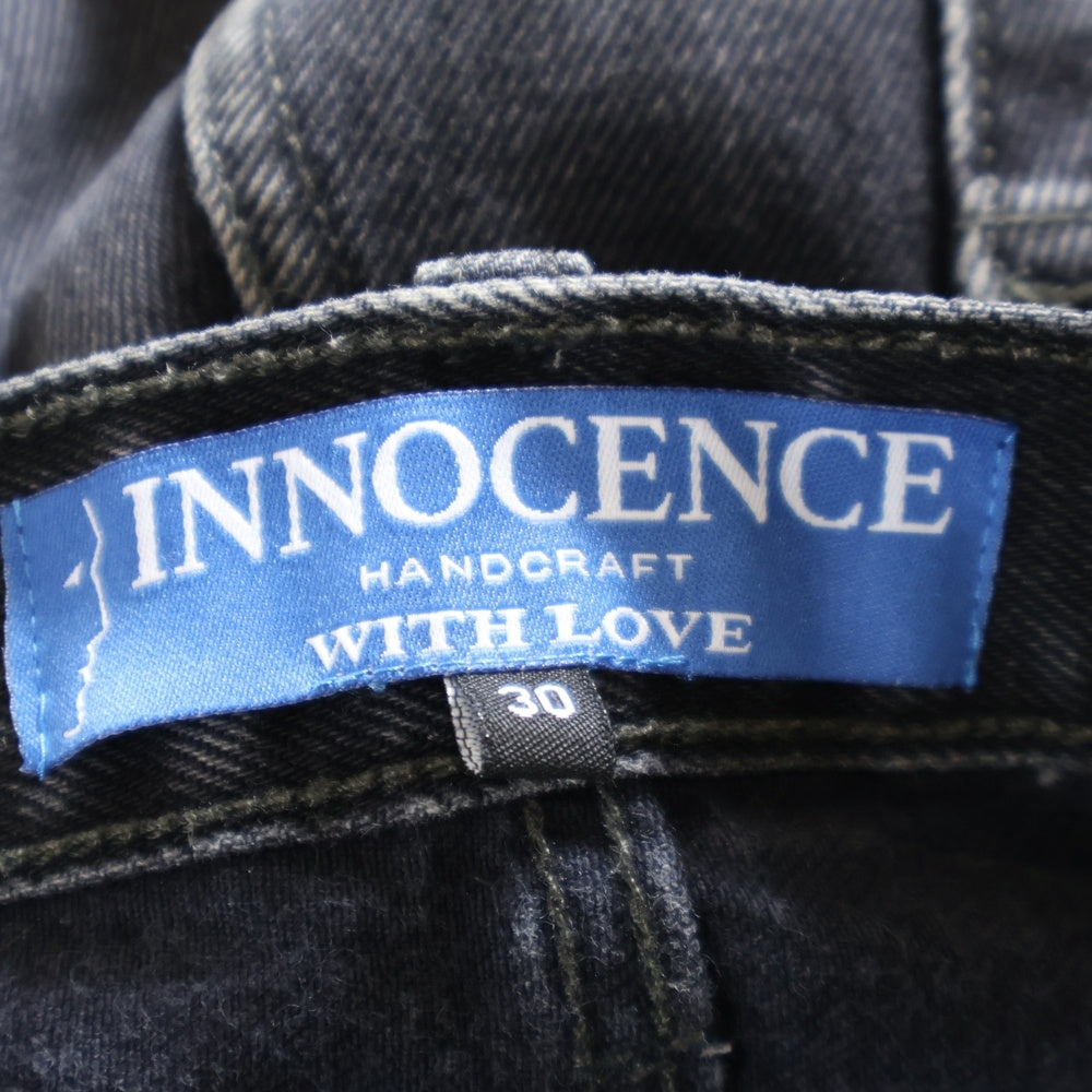 Innocence NYC(イノセンス) DESTROY DENIM PANTS デストロイ ダメージ加工 デニムパンツ インディゴ INSKDM01