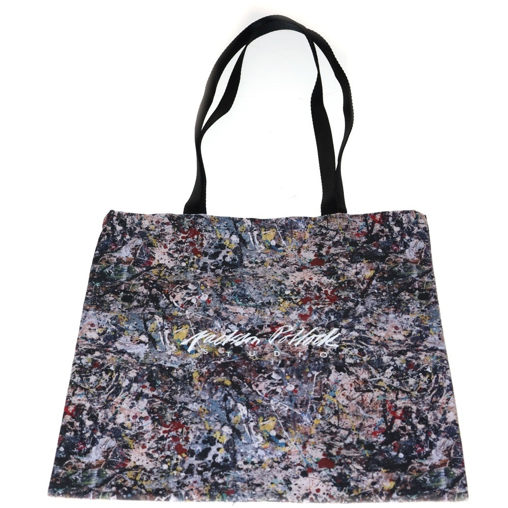 MEDICOM TOY(メディコムトイ) ×Sync.×Jackson Pollock Studio 02 LOGO TOTE BAG トートバッグ マルチカラー