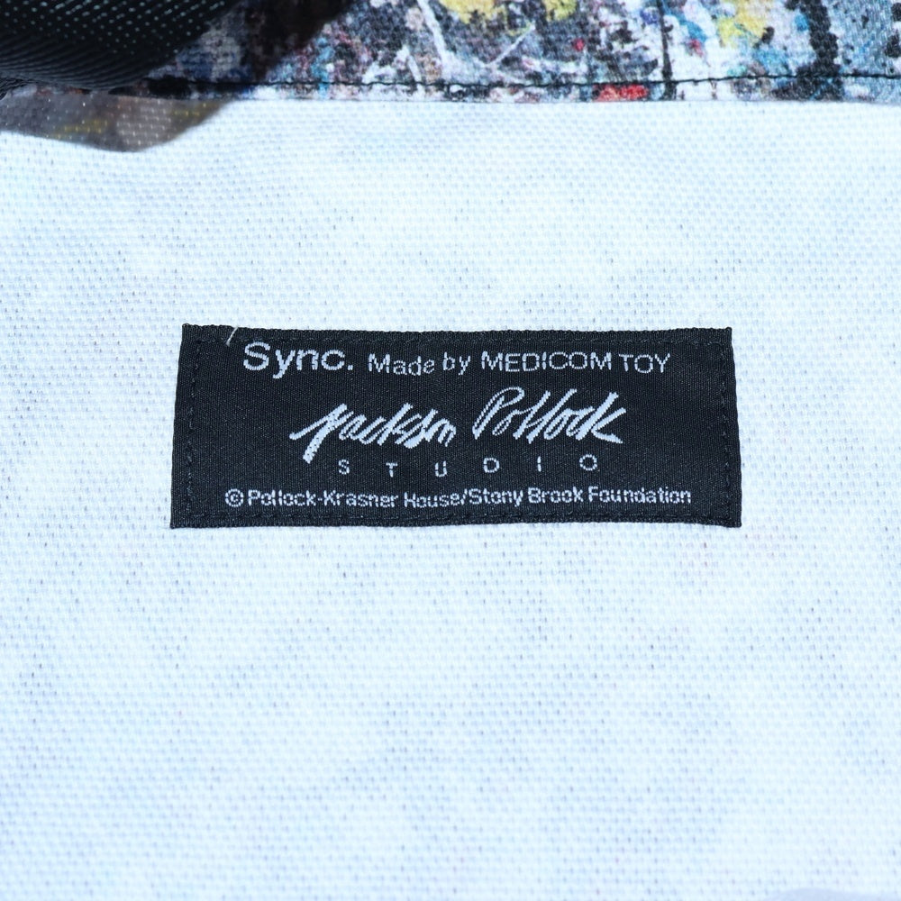 MEDICOM TOY(メディコムトイ) ×Sync.×Jackson Pollock Studio 02 LOGO TOTE BAG トートバッグ マルチカラー