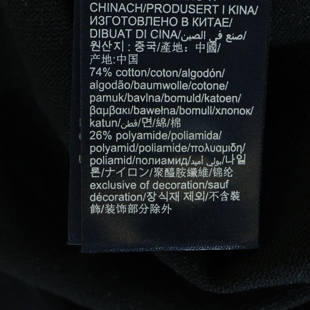 TOMMY HILFIGER(トミーヒルフィガー) HCM KNITTED FLAG COLLAR POLO ニット 半袖ポロシャツ カットソー ブラック