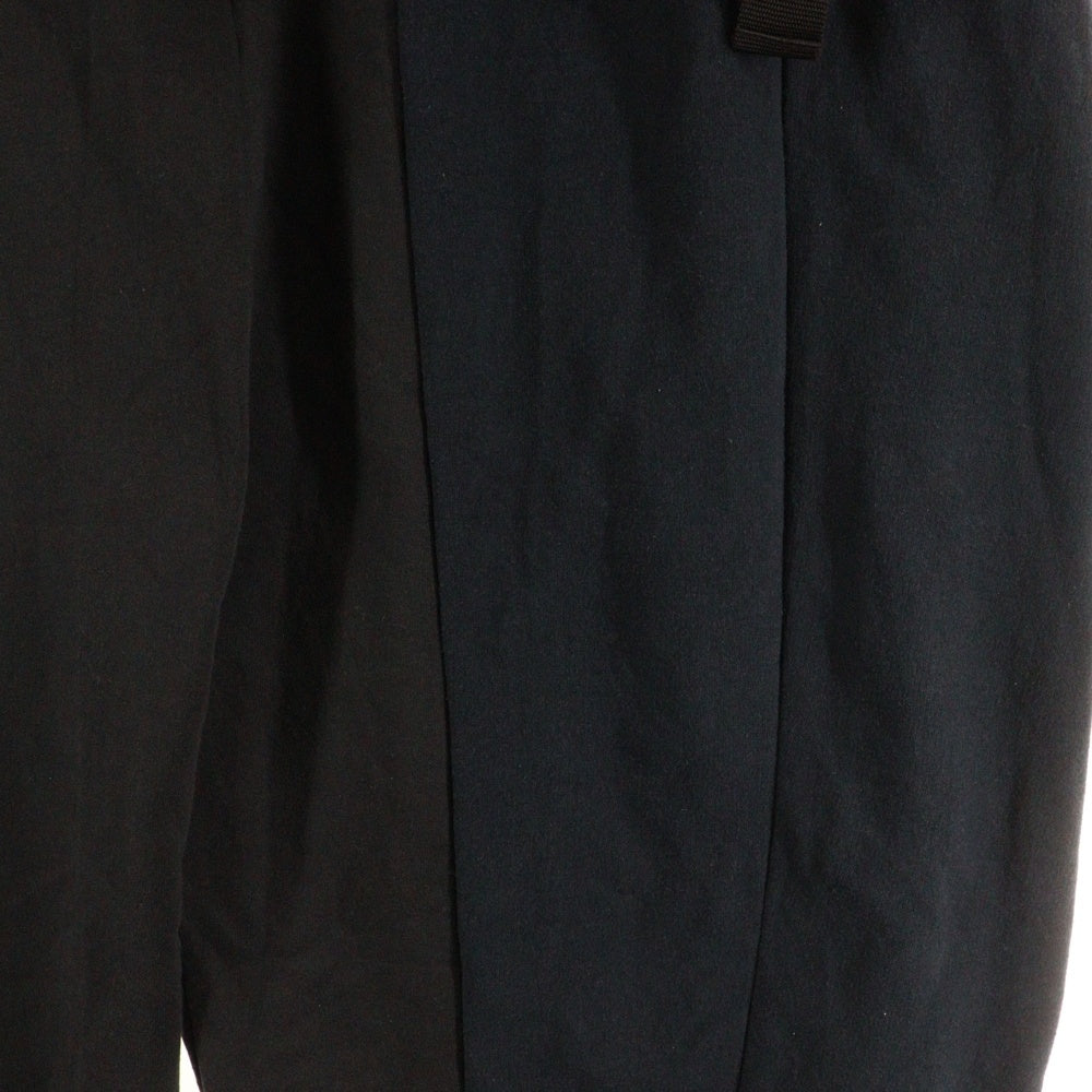 DISCOVERED(ディスカバード) 19AW ベルト付き プリント スウェットパンツ ブラック DC-AW19-RE-05