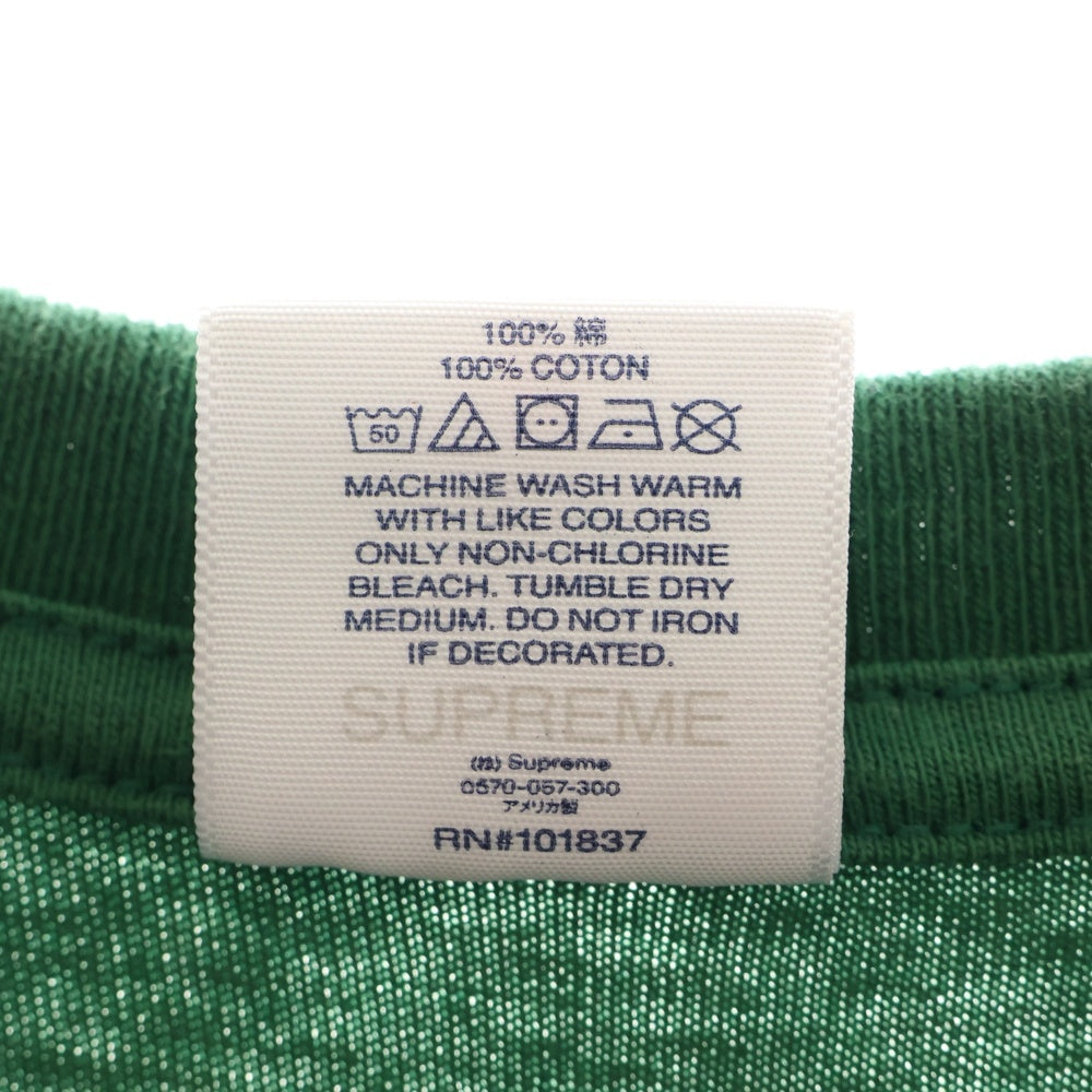 SUPREME(シュプリーム) 22AW Dylan Tee デュラン クルーネック 半袖Tシャツ カットソー グリーン