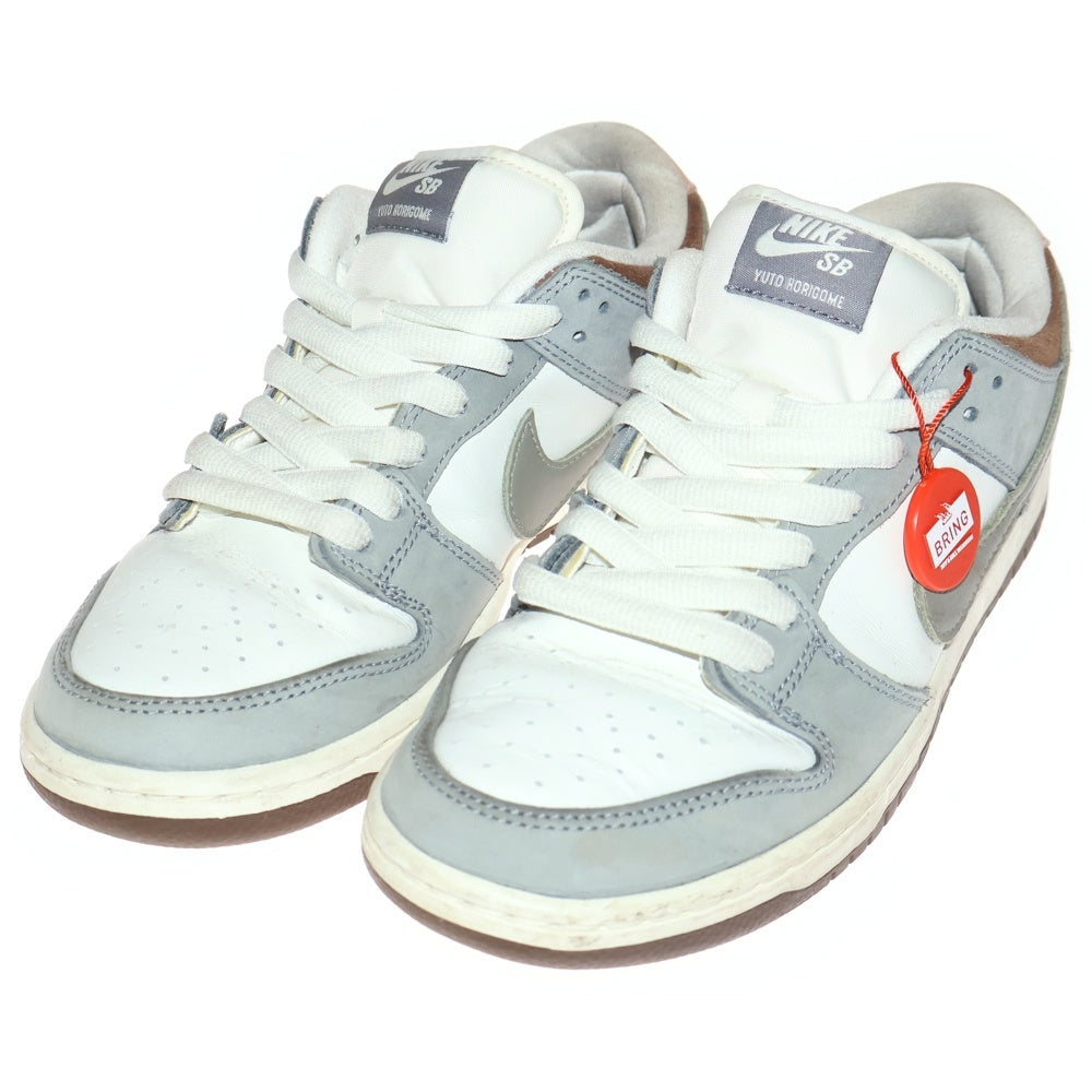 NIKE(ナイキ) ×YUTO HORIGOME DUNK LOW PRO FQ1180-001 堀米雄斗 ダンク プロ ローカットスニーカー グレー/ホワイト US8/26cm