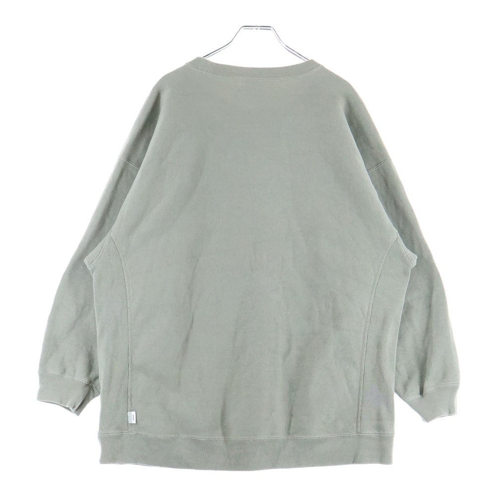 WTAPS(ダブルタップス) 21AW ×champion REVERSE WEAVE チャンピオン リバースウィーブ スウェットシャツ クルーネックトレーナー カーキ C8-U037