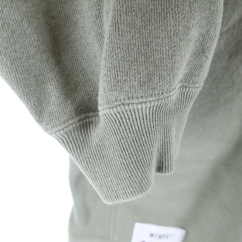 WTAPS(ダブルタップス) 21AW ×champion REVERSE WEAVE チャンピオン リバースウィーブ スウェットシャツ クルーネックトレーナー カーキ C8-U037