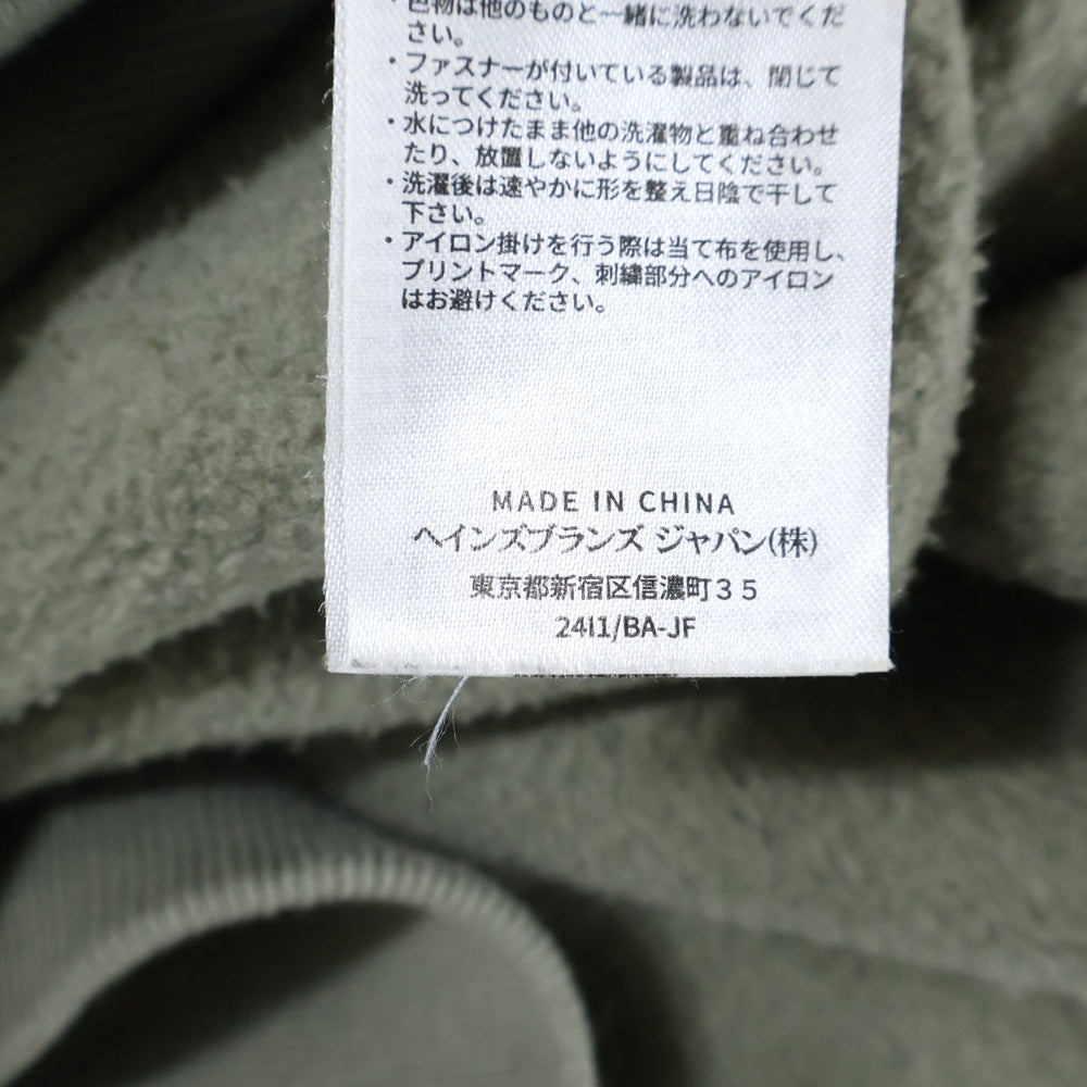 WTAPS(ダブルタップス) 21AW ×champion REVERSE WEAVE チャンピオン リバースウィーブ スウェットシャツ クルーネックトレーナー カーキ C8-U037