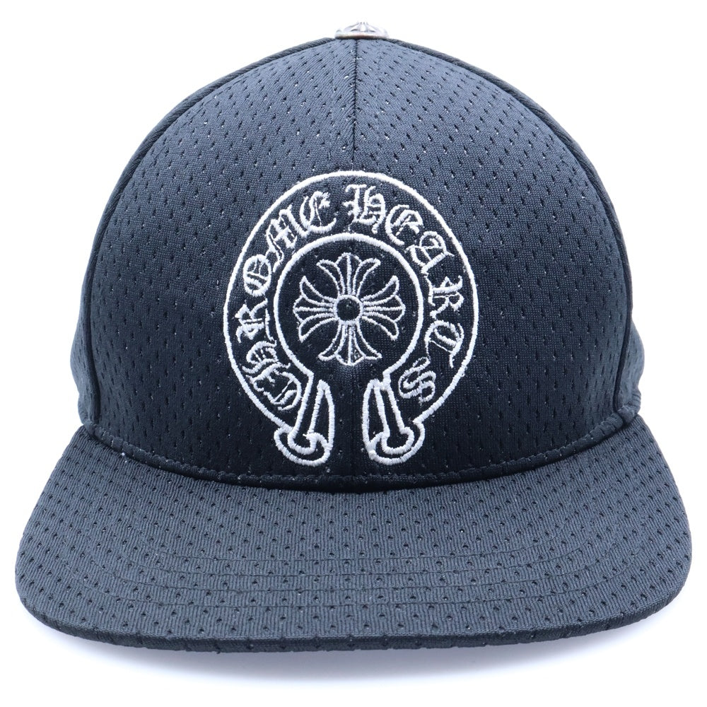 CHROME HEARTS(クロムハーツ) TRUCKER MESH BASEBALL CAP トラッカー メッシュキャップ ホースシュー 帽子 ブラック