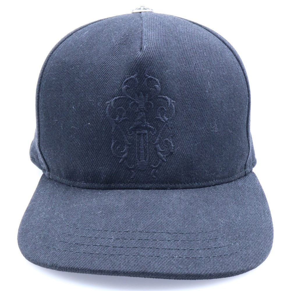 CHROME HEARTS(クロムハーツ) TRUCKER CAP ヴァインダガー刺繍 トラッカーキャップ ブラック