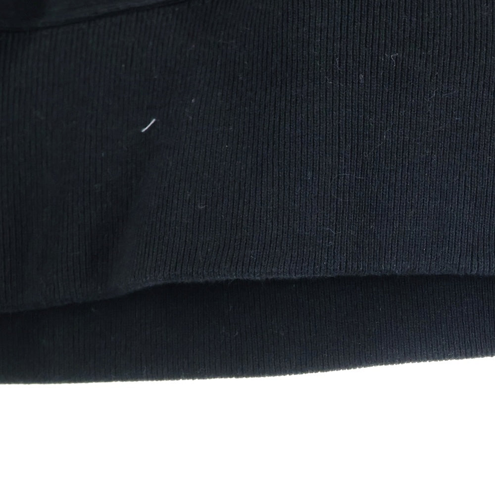 CUT RATE(カットレイト) 21SS OHIO LOGO CREW SWEAT クルーネック スウェット フロントロゴ ブラック CR-21SS019