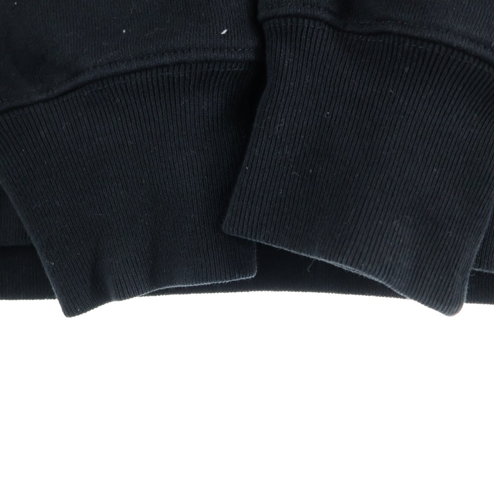 CUT RATE(カットレイト) 21SS OHIO LOGO CREW SWEAT クルーネック スウェット フロントロゴ ブラック CR-21SS019