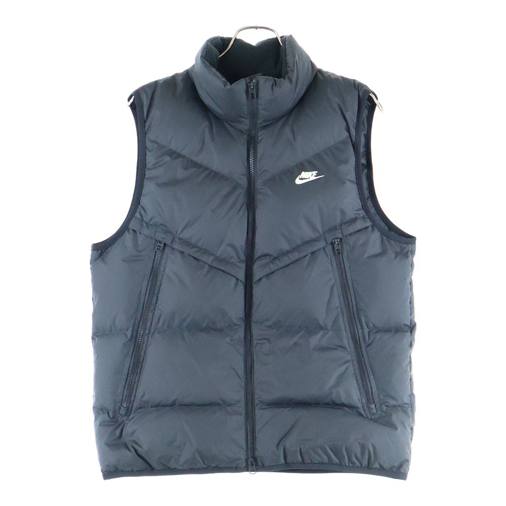 NIKE(ナイキ) STORM-FIT ダウンベスト フロントロゴ ブラック HO210509EAG