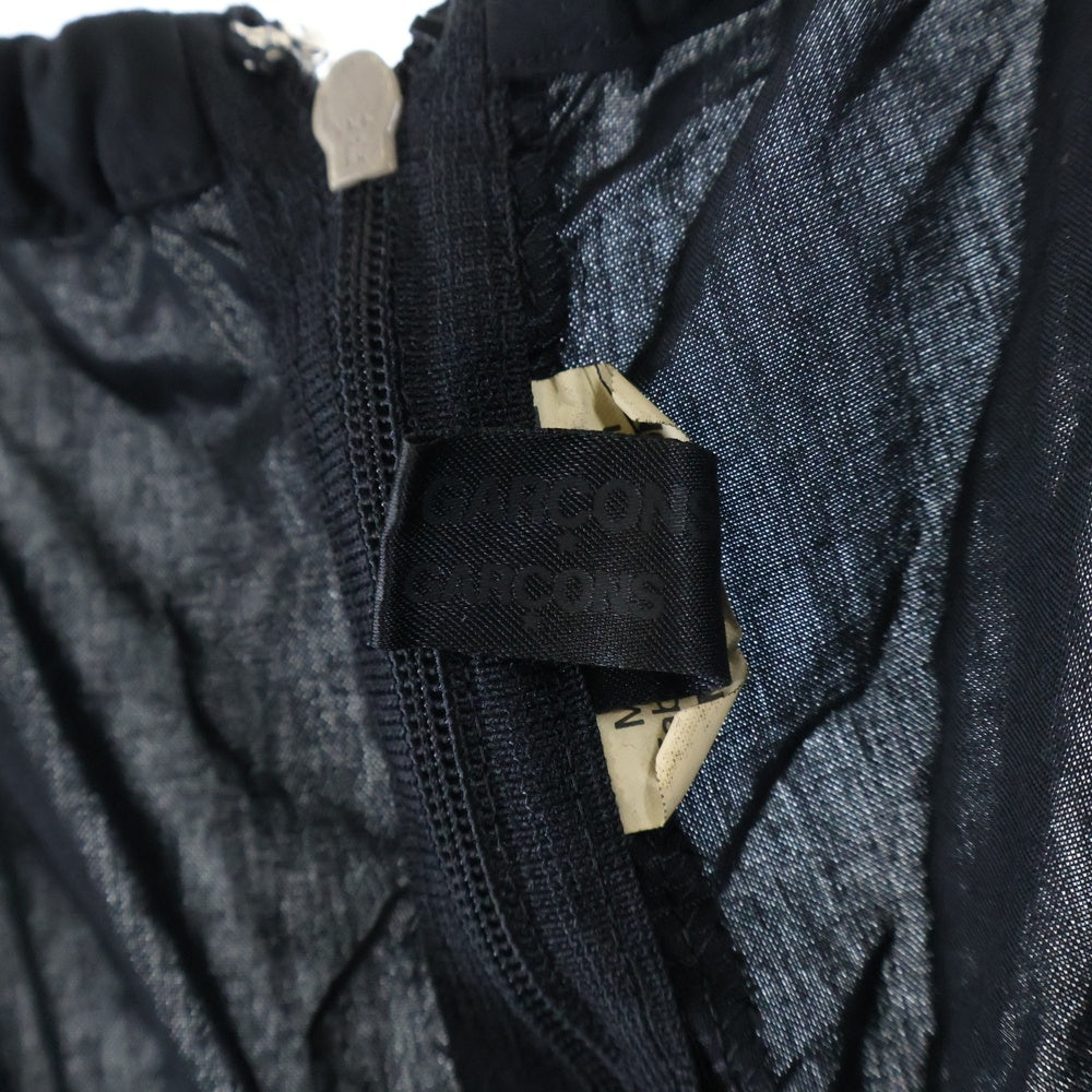 COMME des GARCONS COMME des GARCONS(コムデギャルソンコムデギャルソン) 18SS ギャザー ノースリーブ ロングワンピース ブラック レディース RA-A002