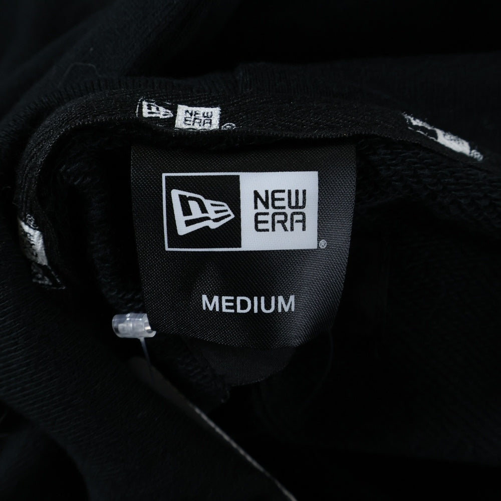 Y's(ワイズ) ×NEW ERA ニューエラ 刺繍ロゴ プルオーバーパーカー フーディー ブラック YE-T74-956